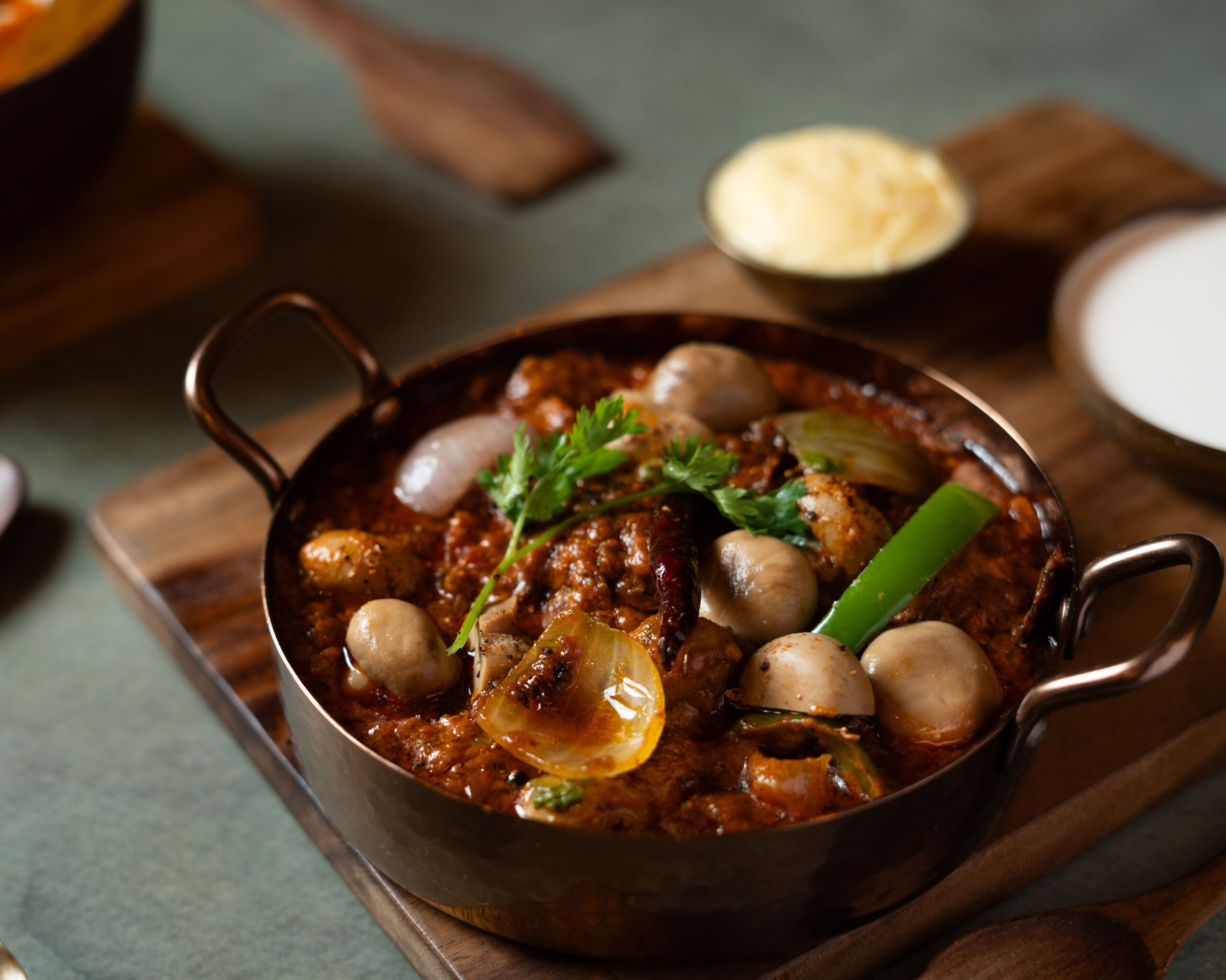  Kadhai Mushroom Masala 
